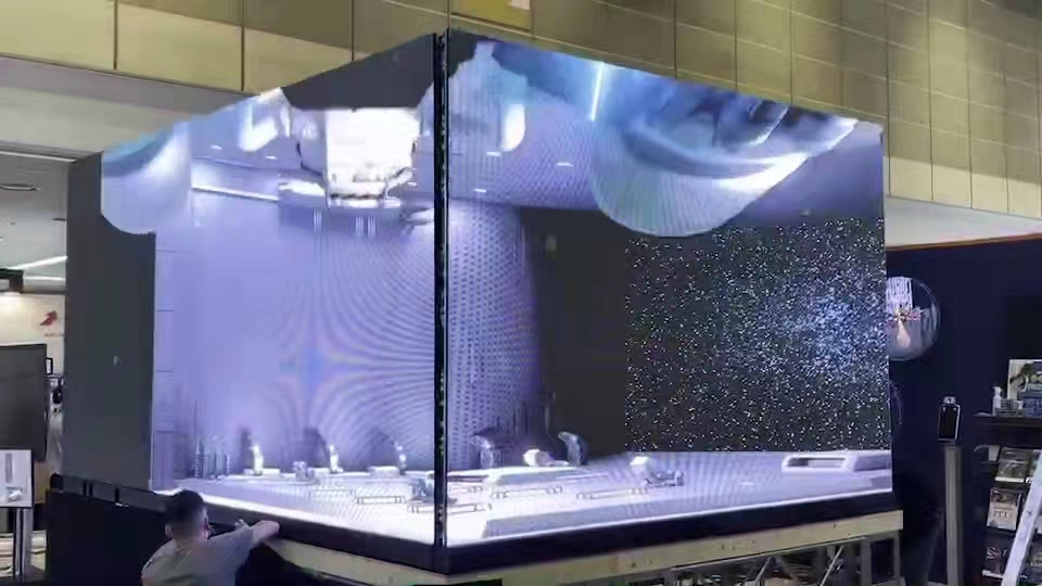 standing floor P3.4 outdoor led rental display 