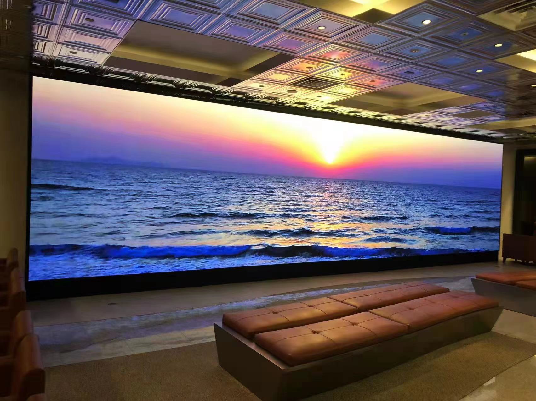 P2.5 indoor led display in fitness centre